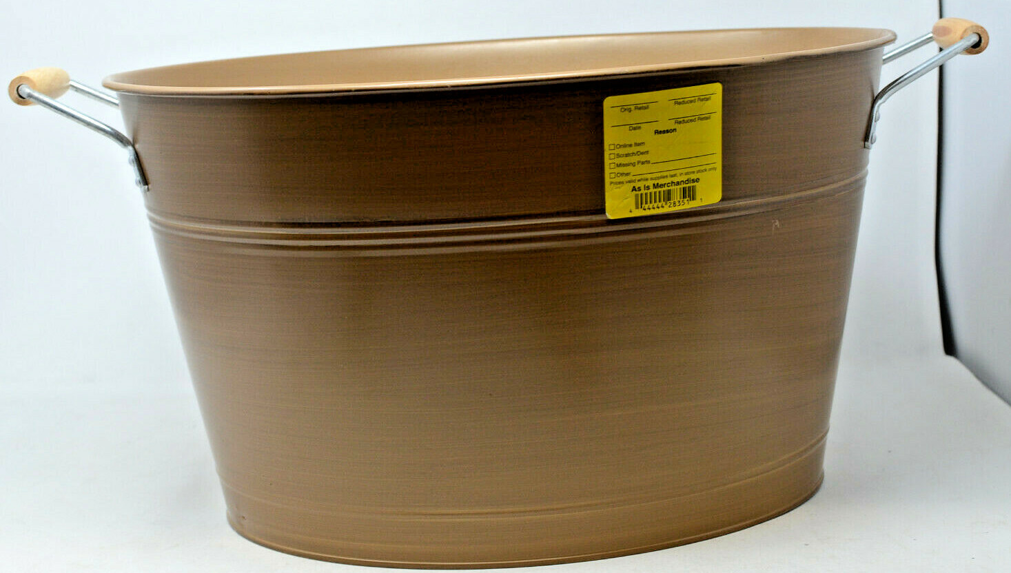 large ice bucket tub by ashland